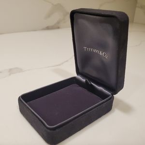 Tiffany &  Co. Black Suede Necklace Empty Box